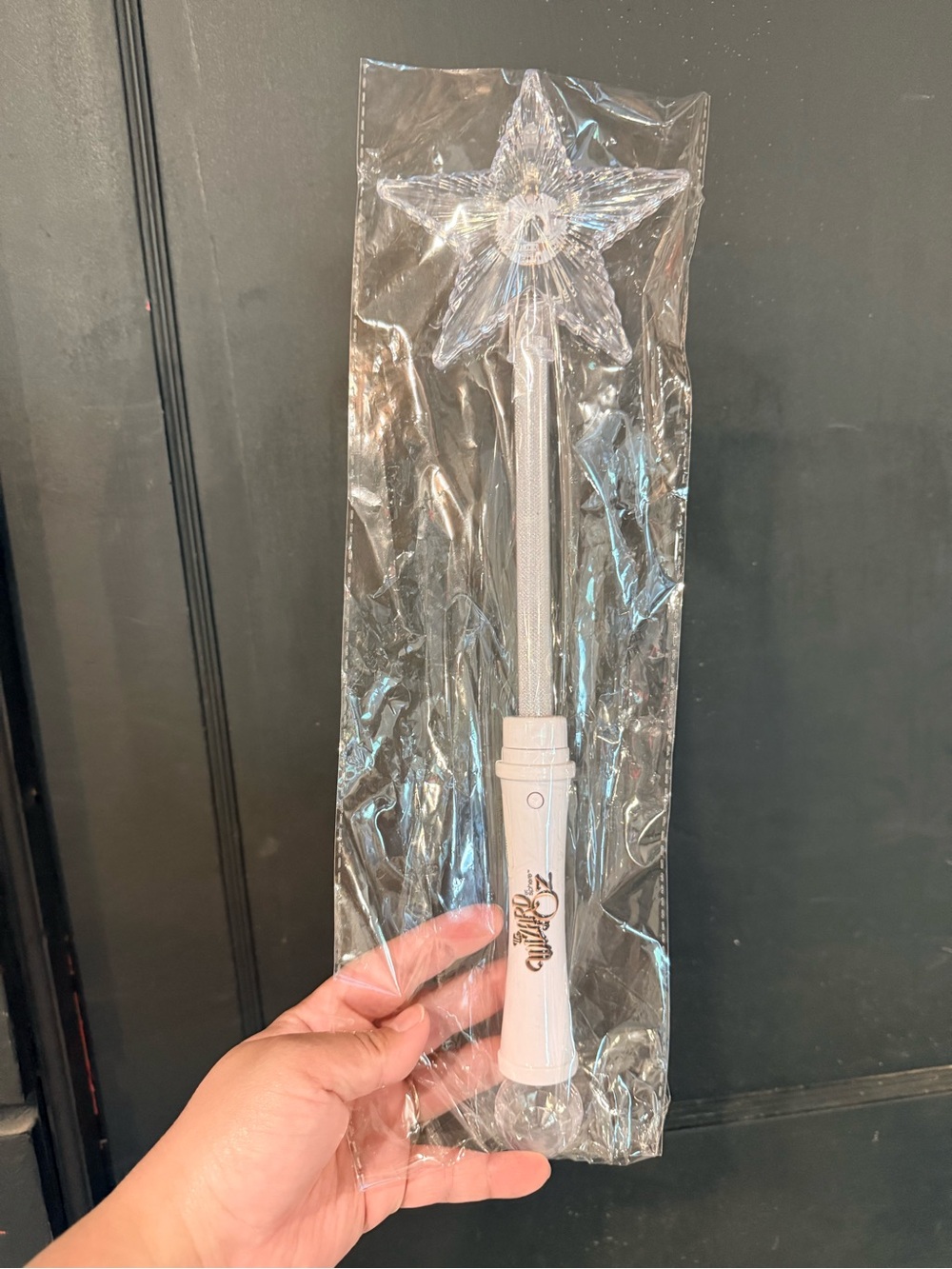 White Star Wand Party Prop - Light-Up Celebration Accessory
